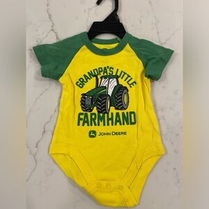 Boy or Girl 6M John Deere “Grandpas Little Fatmhand“ Onesie